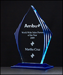 A6833 Flame Series engravable acrylic award