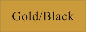 Gold/Black Engraved Plate