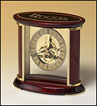 Skeleton Clock Rosewood Piano Finish