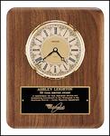 Solid walnut clock