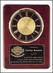 Rosewood piano finish wall clock