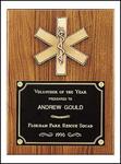 Walnut EMT Award Plaque