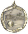 MS617 Engravable Volleyball Medallion