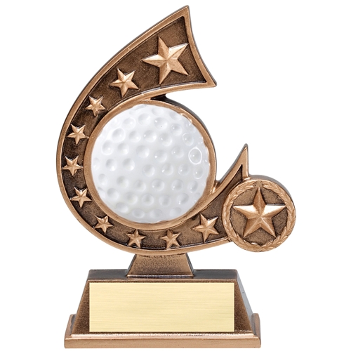 RCS130 Golf Comet Resin Trophy
