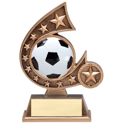 RCS113 Soccer Comet Resin Trophy