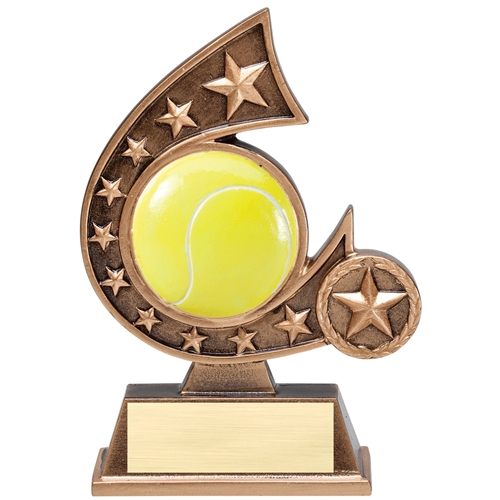 RCS115 Tennis Comet Resin Trophy