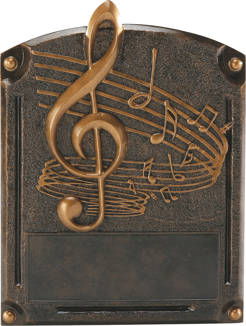 Engravable Personalized Music Legends Resin Trophy