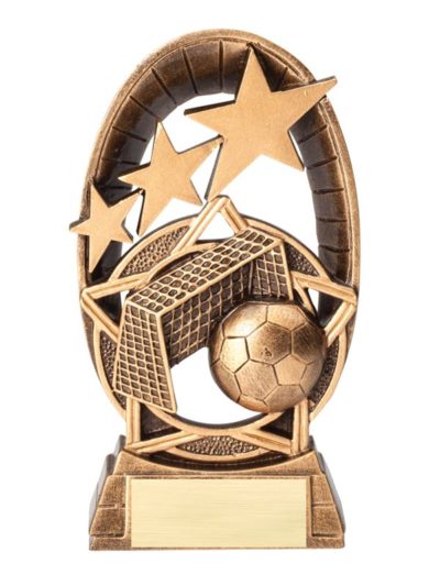 Personalized Radiant Stars Soccer Trophy