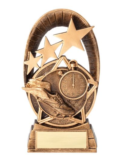 Personalized Radiant Stars Track Trophy